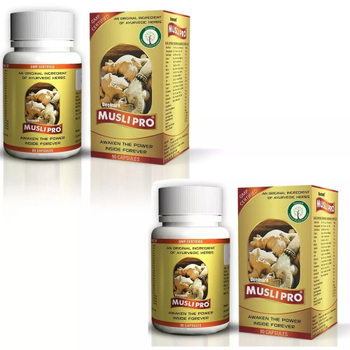 Deemark Musli Pro  Capsules (90 Capsules, Pack of 2)