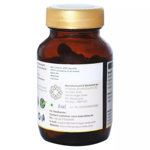 Sitaram Ayurveda Ashwagandha  Capsules (60 Capsules)