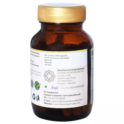 Sitaram Ayurveda Brahmi  Capsules (60 Capsules)