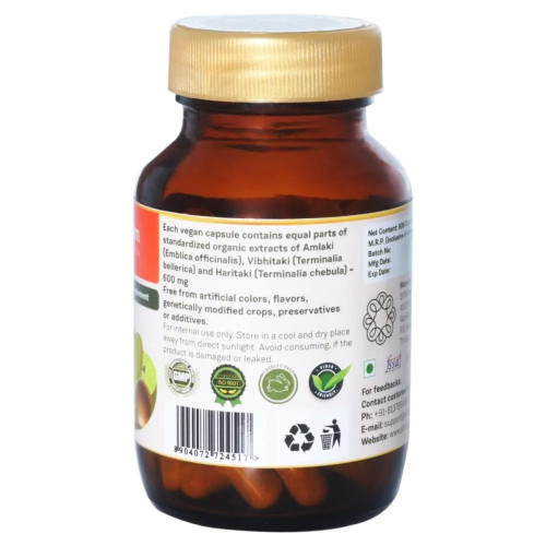 Sitaram Ayurveda Triphala  Capsules (60 Capsules)