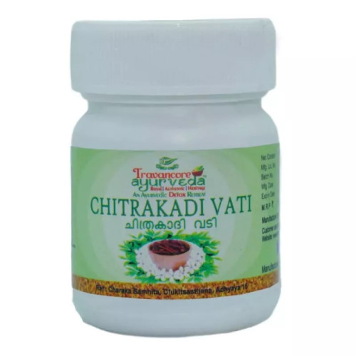 Travancore Ayurveda Chitrakadi Vati (40 Tablets)