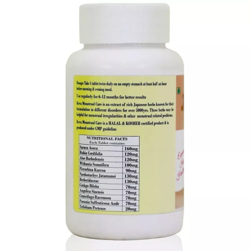 Keva Menstrual Care  Tablets (60 Tablets)