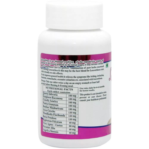 Keva Leucorrhoea Care  Tablets (60 Tablets)