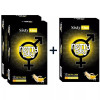 NottyBoy Sixtynine Extra Thin Banana Flavour Condoms (10pcs, Pack of 3)