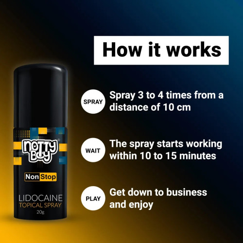 NottyBoy Climax Delay Long Last Spray For Men (20g)