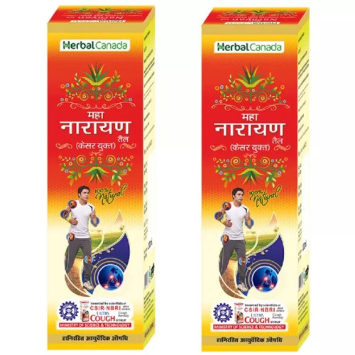 Herbal Canada Maha Narayan Tail (50ml, Pack of 2)