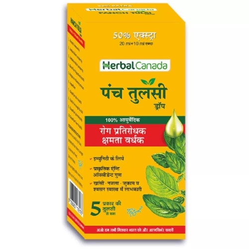 Herbal Canada Panch Tulsi Drops (30ml)