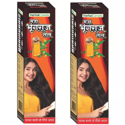 Herbal Canada Maha Bhringraj Tail (50ml, Pack of 2)