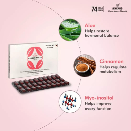 Charak Cystolib Nutra  Tablet (30 Tablets)