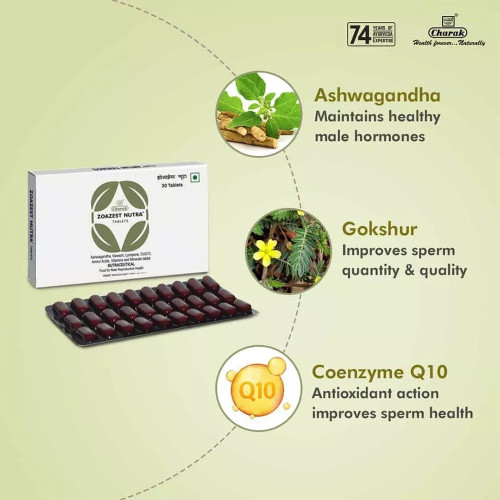 Charak Zoazest Nutra  Tablet (30 Tablets)
