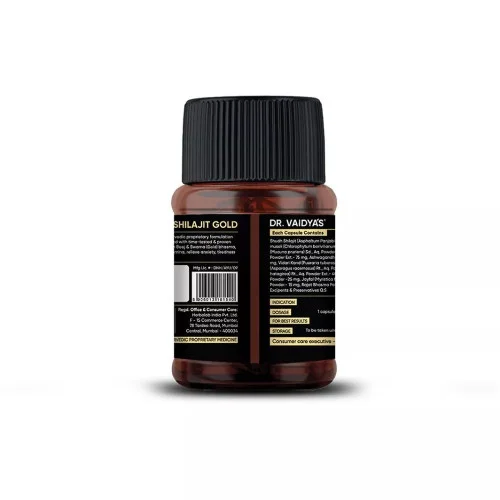 Dr Vaidyas Shilajit Gold  Capsules (30 Capsules)