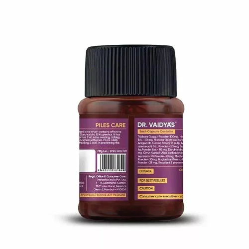 Dr Vaidyas Piles Care  Capsules (30 Capsules)