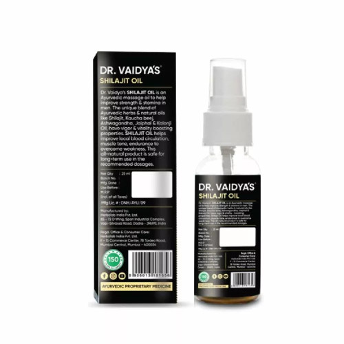 Dr Vaidyas Shilajit Oil (25ml, Pack of 2)