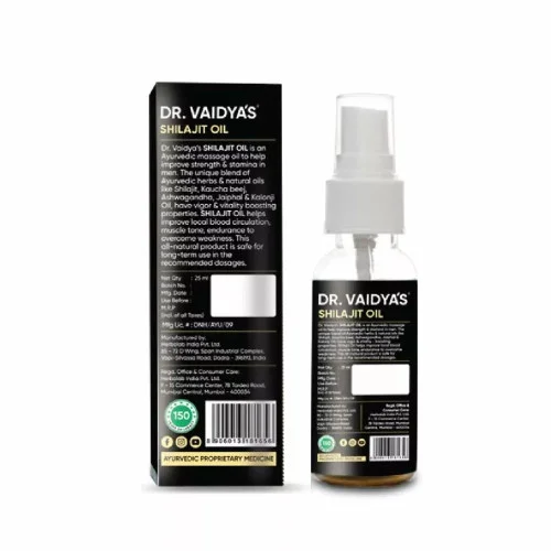 Dr Vaidyas Shilajit Oil (25ml, Pack of 2)