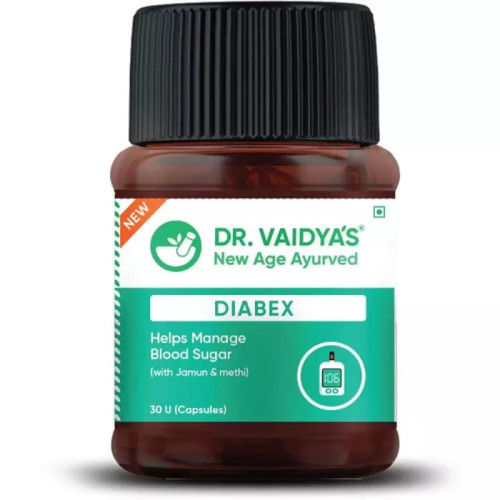 Dr Vaidyas Diabex  Capsules (30 Capsules)