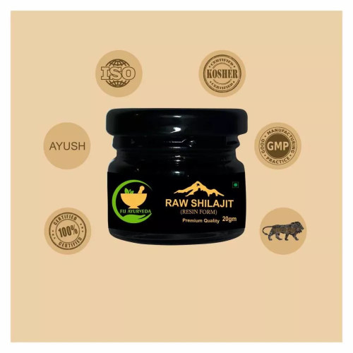 Fij Ayurveda Raw Shilajit Resin (20g)