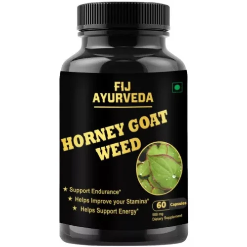 Fij Ayurveda Horney Goat Weed  Capsules (60 Capsules)