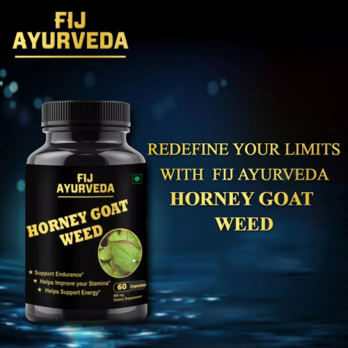 Fij Ayurveda Horney Goat Weed  Capsules (60 Capsules)