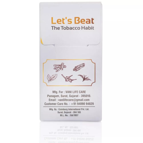 White Leaf Herbal Cigarettes Clove Mix + Anti Addiction Liquid Spray (10 Boxes Each 10Sticks + Spray 20ml) (1Pack)