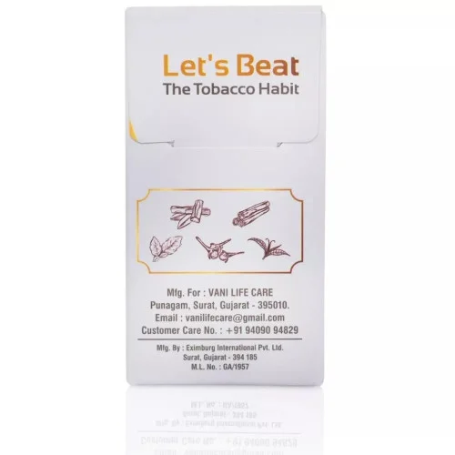 White Leaf Herbal Cigarettes Clove Mix + Anti Addiction Liquid Spray (10 Boxes Each 10Sticks + Spray 20ml) (1Pack)