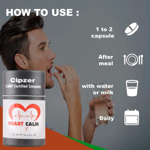Cipzer Heart Calm  Capsulesule (60cap)