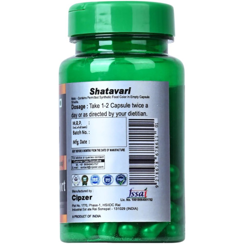 Cipzer Shatavari  Capsulesule (60cap)