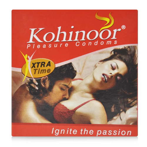 Reckitt Benckiser Kohinoor Extra Time Condoms (3pcs)