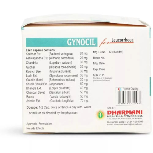 Dharmani Gynocil  Capsulesule (60 Capsules)