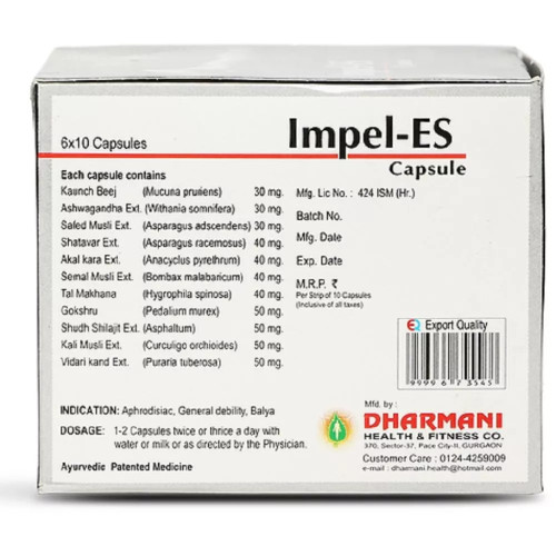 Dharmani Impel-Es  Capsulesule (60 Capsules)
