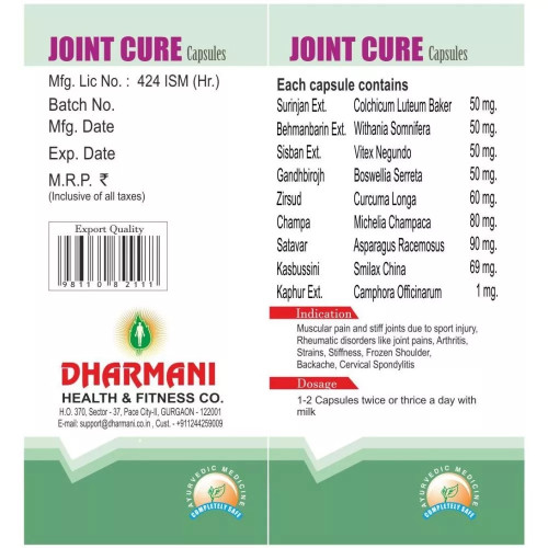 Dharmani Joint Cure  Capsulesule (50 Capsules)