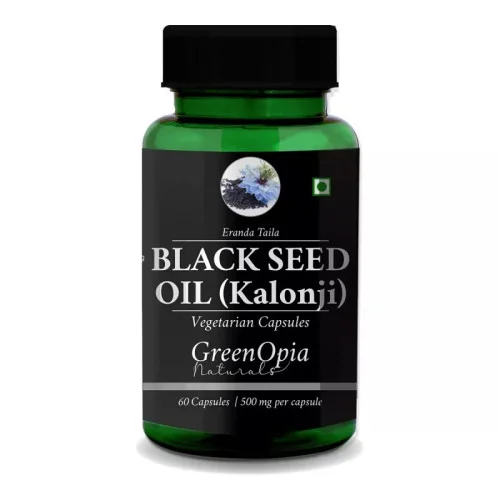 GreenOpia Naturals Blackseed Oil Vegan  Capsules (60cap)