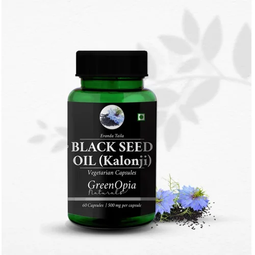 GreenOpia Naturals Blackseed Oil Vegan  Capsules (60cap)
