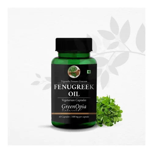 GreenOpia Naturals Fenugreek Oil Vegan  Capsules (60cap)