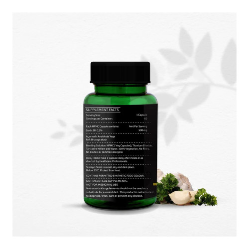 GreenOpia Naturals Garlic Vegan  Capsules (60cap)