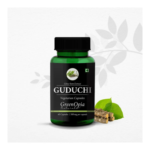 GreenOpia Naturals Guduchi (Giloy) Vegan  Capsules (60cap)