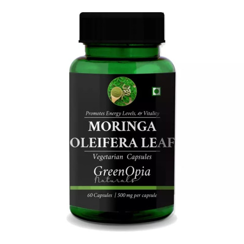 GreenOpia Naturals Moringa Oleifera Leaf Vegan  Capsules (60cap)