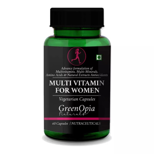 GreenOpia Naturals Multivitamins For Women Vegan  Capsules (60cap)