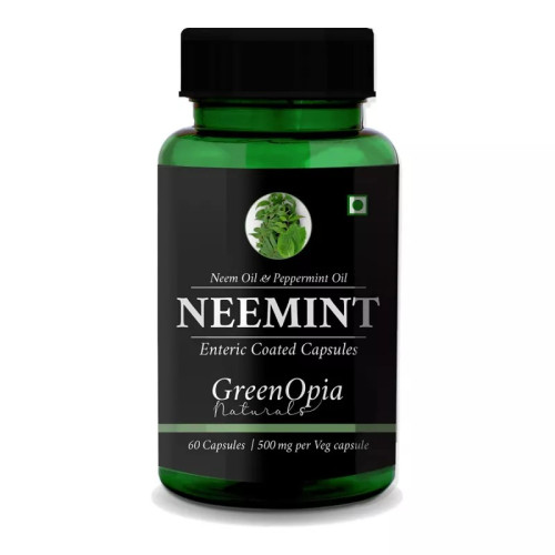 GreenOpia Naturals Neemint  Capsules Vegan  Capsules (60cap)