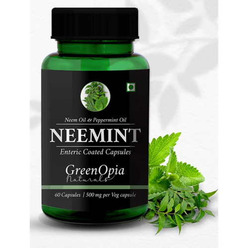 GreenOpia Naturals Neemint  Capsules Vegan  Capsules (60cap)