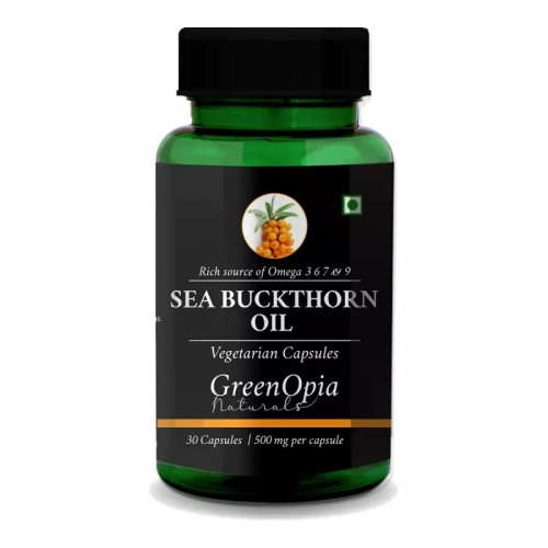 GreenOpia Naturals Sea Buckthorn Oil Vegen  Capsules (60cap)