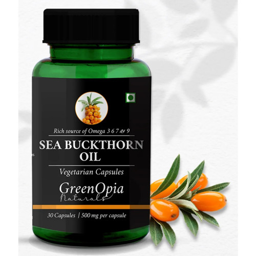 GreenOpia Naturals Sea Buckthorn Oil Vegen  Capsules (60cap)