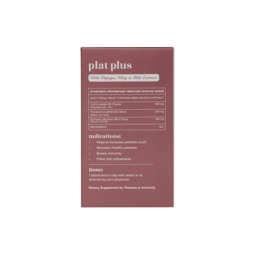 Baidyanath Ayurvedant Plat Plus  Tablets (10 Tablets)