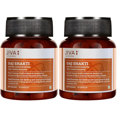 Jiva Ayurveda Oaj Shakti  Capsules (30 Capsules, Pack of 2)