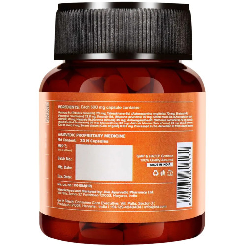 Jiva Ayurveda Oaj Shakti  Capsules (30 Capsules, Pack of 2)