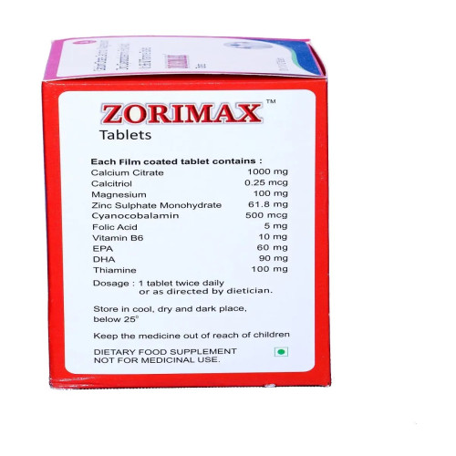 Zorilla Life Science Zorimax  Tablet (10 Tablets)
