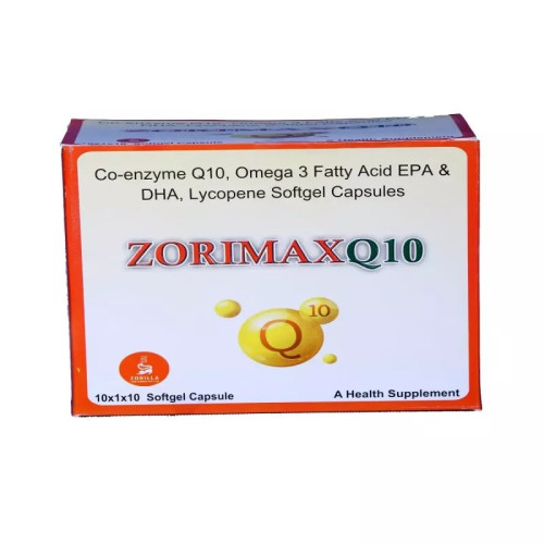 Zorilla Life Science Zorimax Q10 Softgel  Capsules (10Softgels)