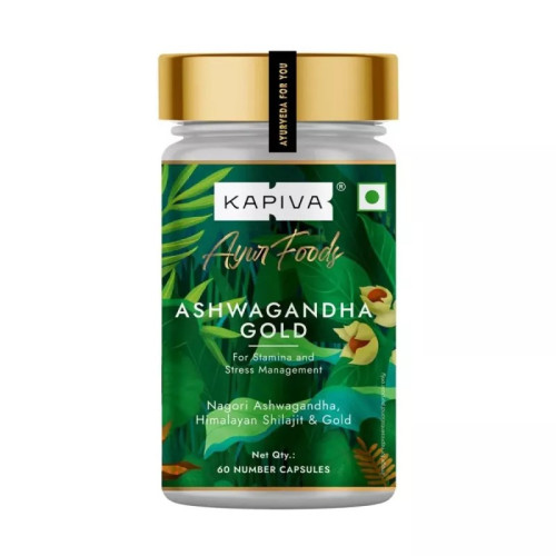 Kapiva Ayurveda Ashwagandha Gold  Capsules (60 Capsules)
