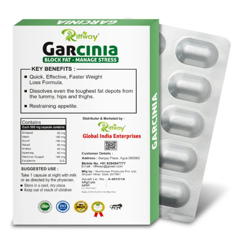 Riffway Garcinia Ayurvedic (10 Capsules)
