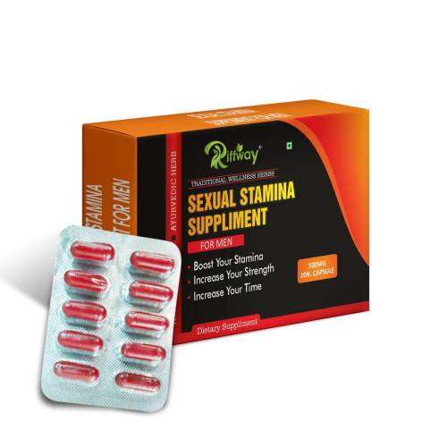 Riffway Sexual Stamina Supplement  Capsules For Man (10 Capsules)