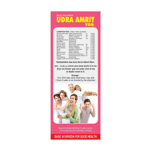 Basic Ayurveda Udra Amrit Yog (450ml)